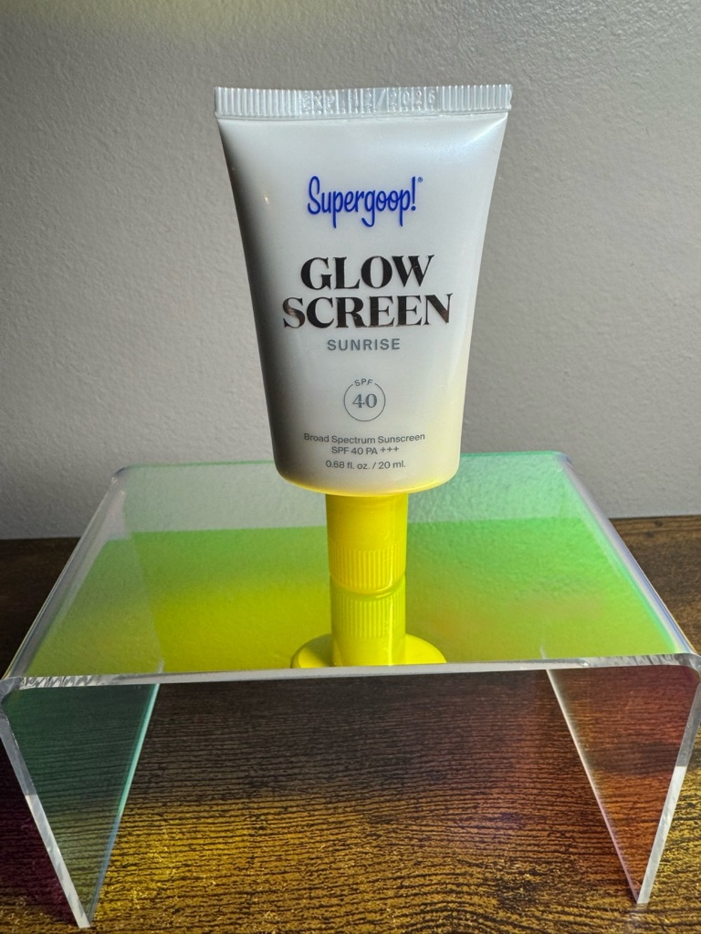 Supergoop Glowscreen SPF 40 Sunrise Hydrating Tinted Primer Sunscreen 0.68fl